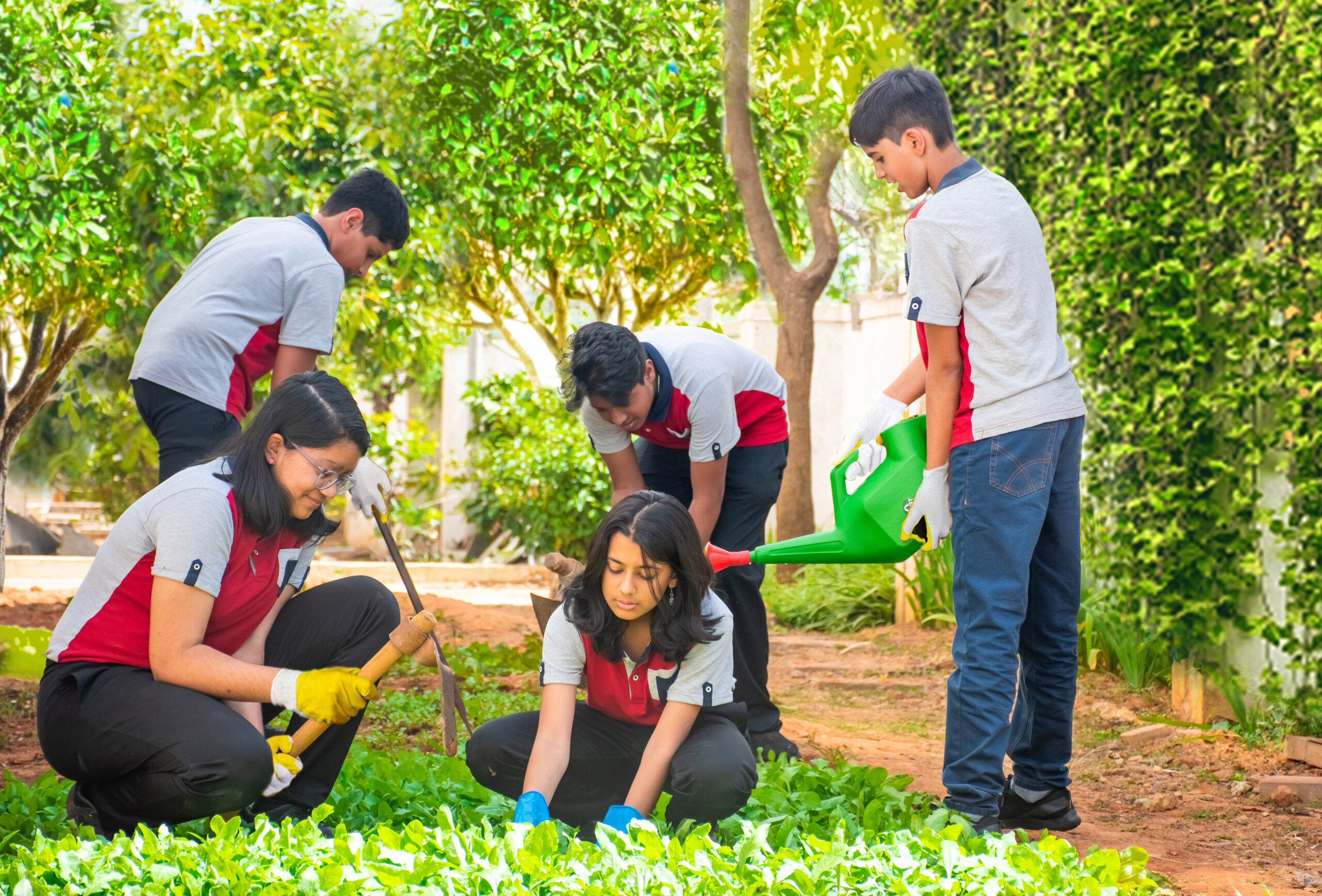 Campus farming and outdoor learning