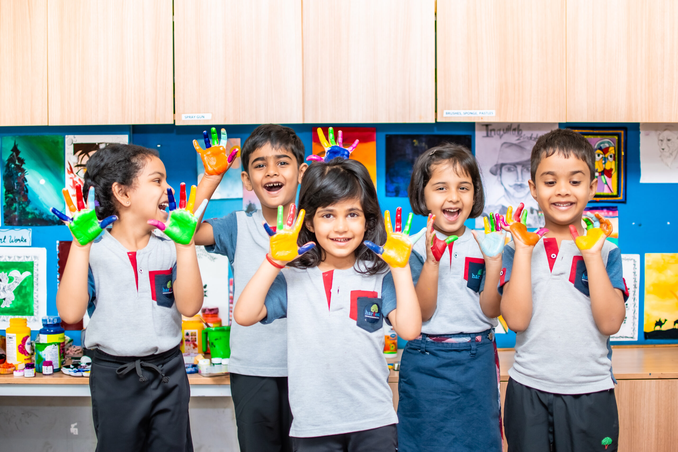 Art studio at Harvest International School