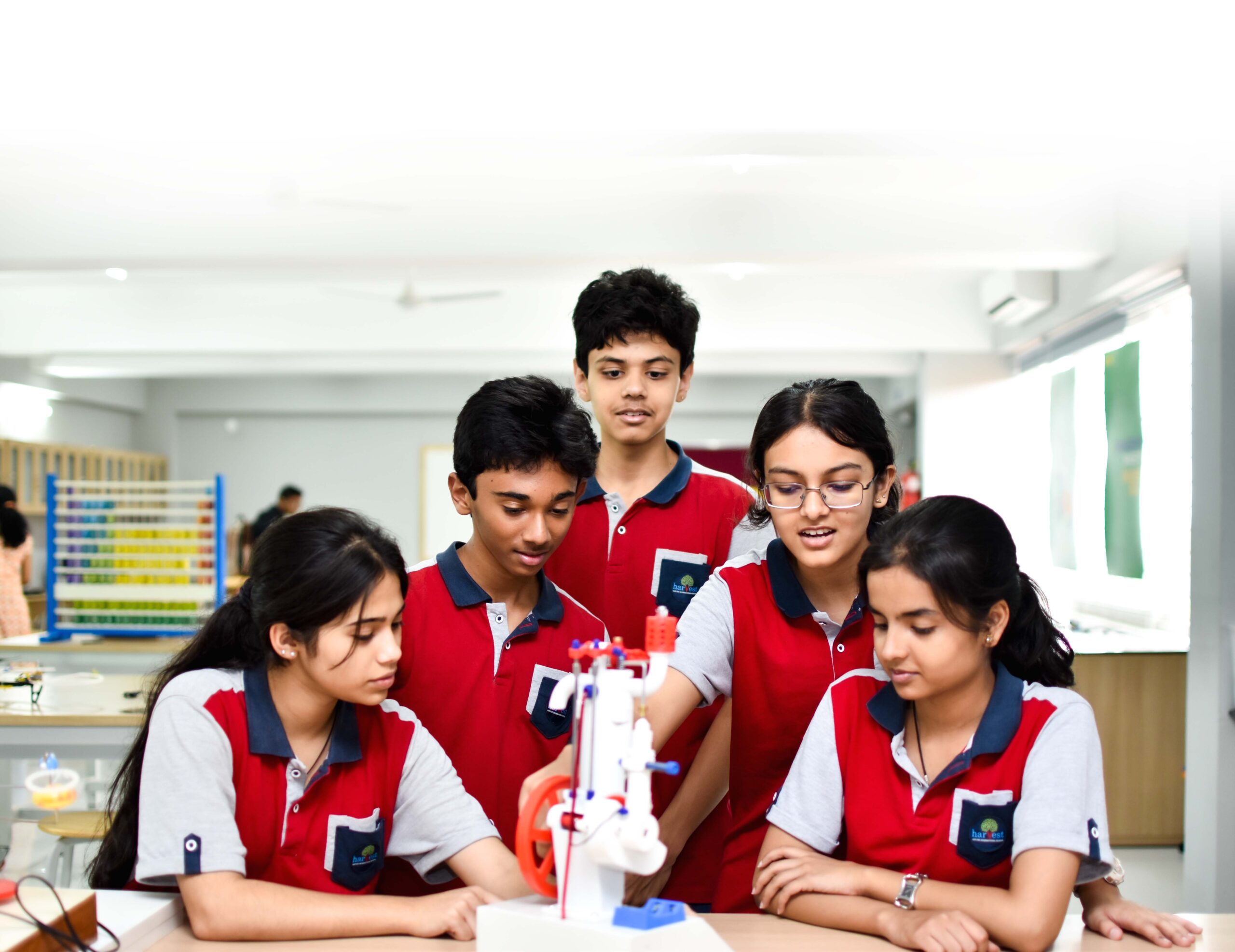 Science labs at Harvest International School CBSE campus