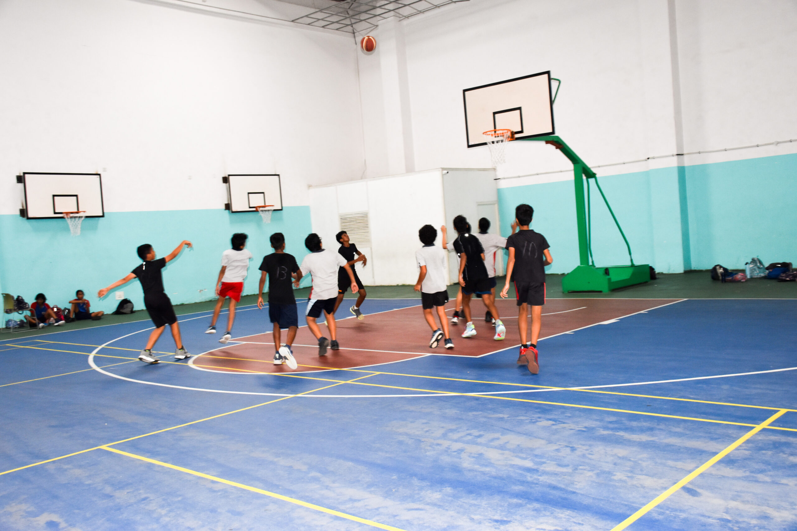 Basketball court and sports facilities