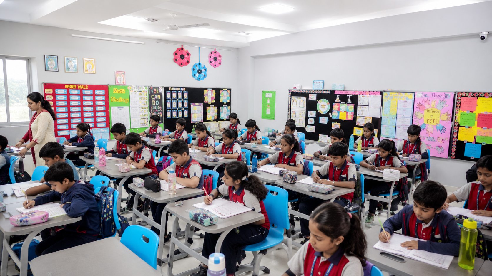 24/7 CCTV surveillance at a safe CBSE school